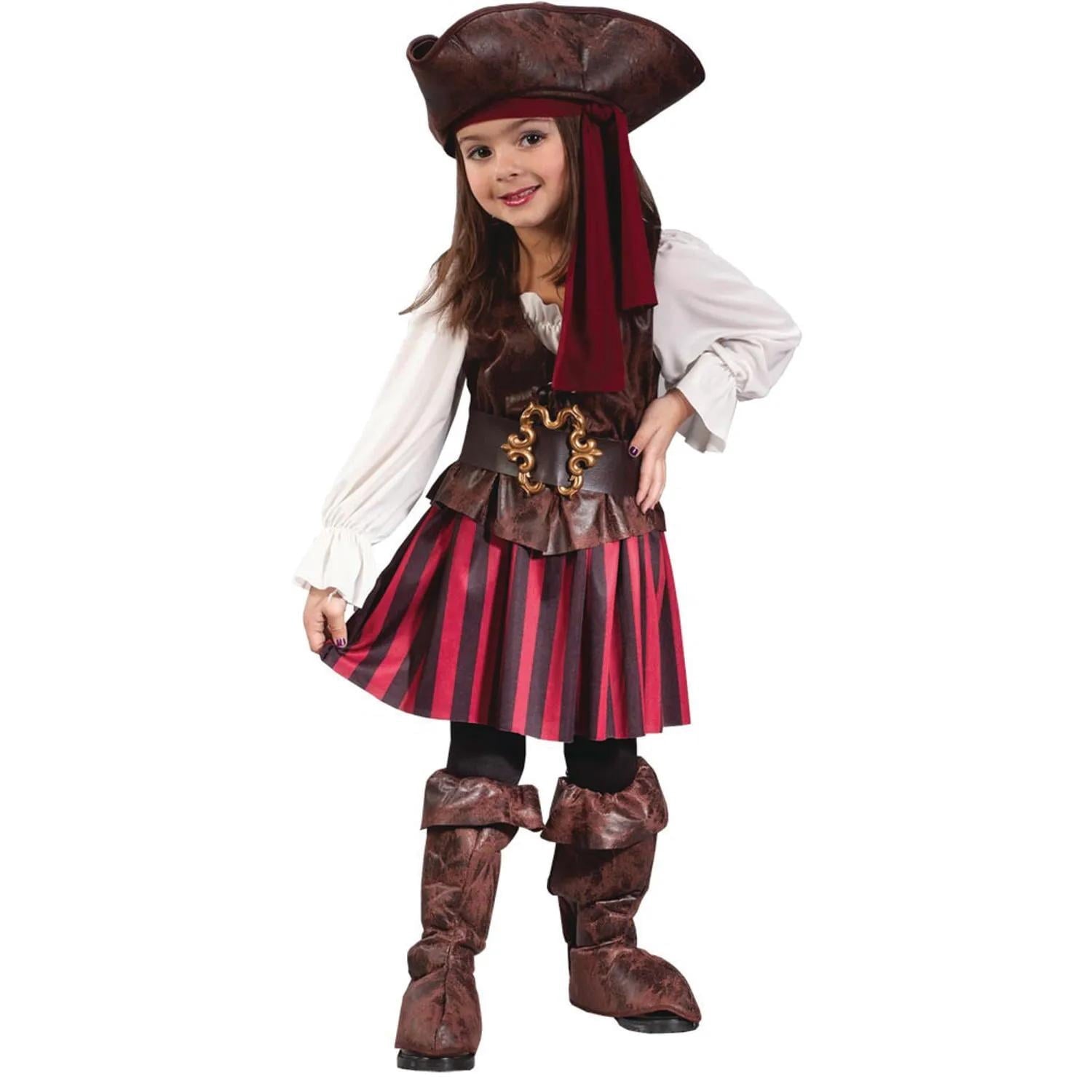 High Seas Pirate Girl Toddler Halloween Costume