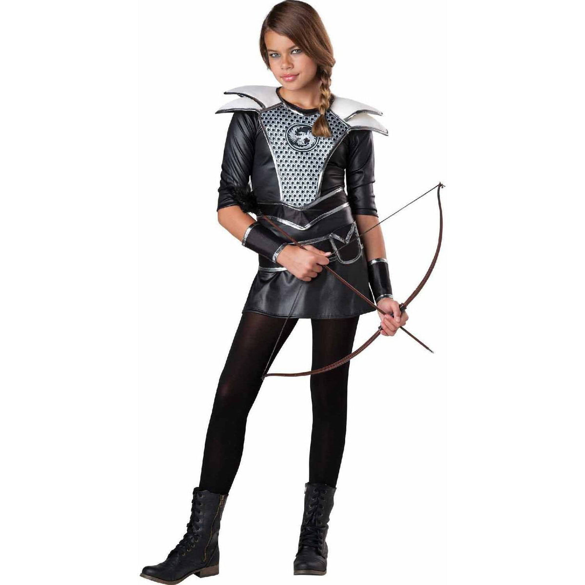  Midnight Huntress Halloween Fantasy Costume Female, Teen 14-17, Multi-Color
