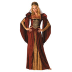 Renaissance Maiden Women's Halloween Fancy-Dress Costume for Adult, Regular L