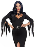 Leg Avenue Immortal Morticia Mistress of the Dark Women's Halloween Fancy-Dress Costume for Senior, XL