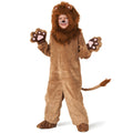 Deluxe Kids Lion Costume Boys Girls Animal Big Cat Halloween Fancy Dress Halloween Red M
