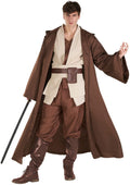  Mens Star Fantasy Knight Costume Adult Hooded Robe Halloween Fancy Dress Halloween Brown XL