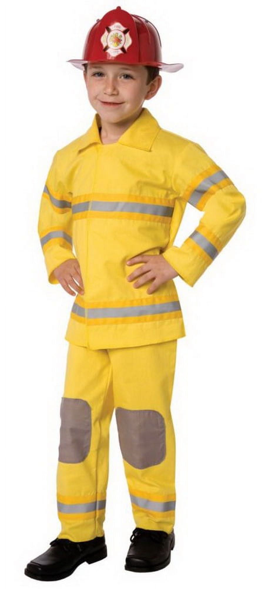  LF3522CMD Boy's Fire Fighter Fireman Costume - Medium
