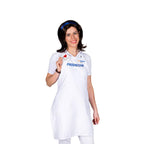 Costume Agent Progressive Flo TV Commercial Character Nametag Wig Apron Halloween Costume, White