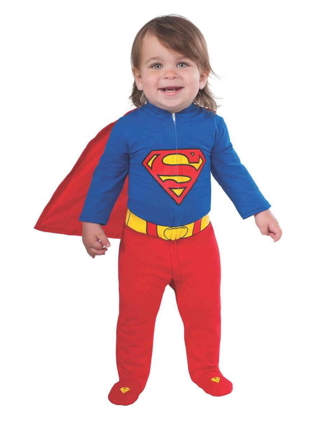 Justice League Superman Romper Girl's Halloween Fancy-Dress Costume for Infant, Newborn