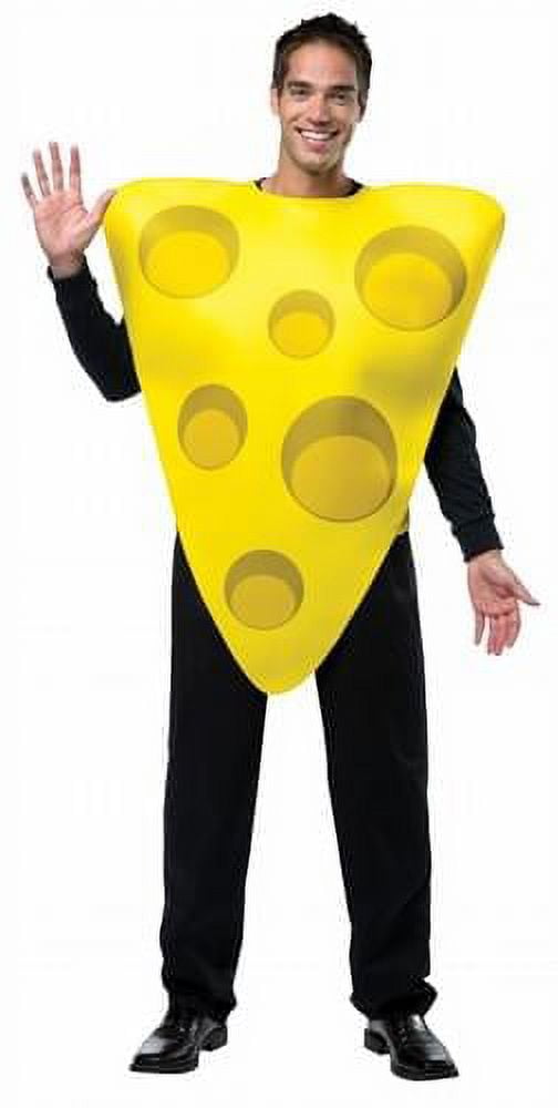 Cheese Men's Halloween Fancy-Dress Costume for Adult, One Size