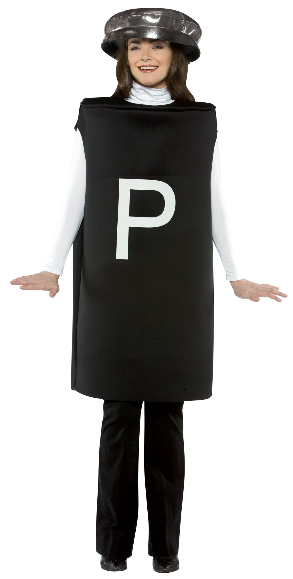  Black Pepper Shaker Halloween Costume, Adults, One Size Fits Most