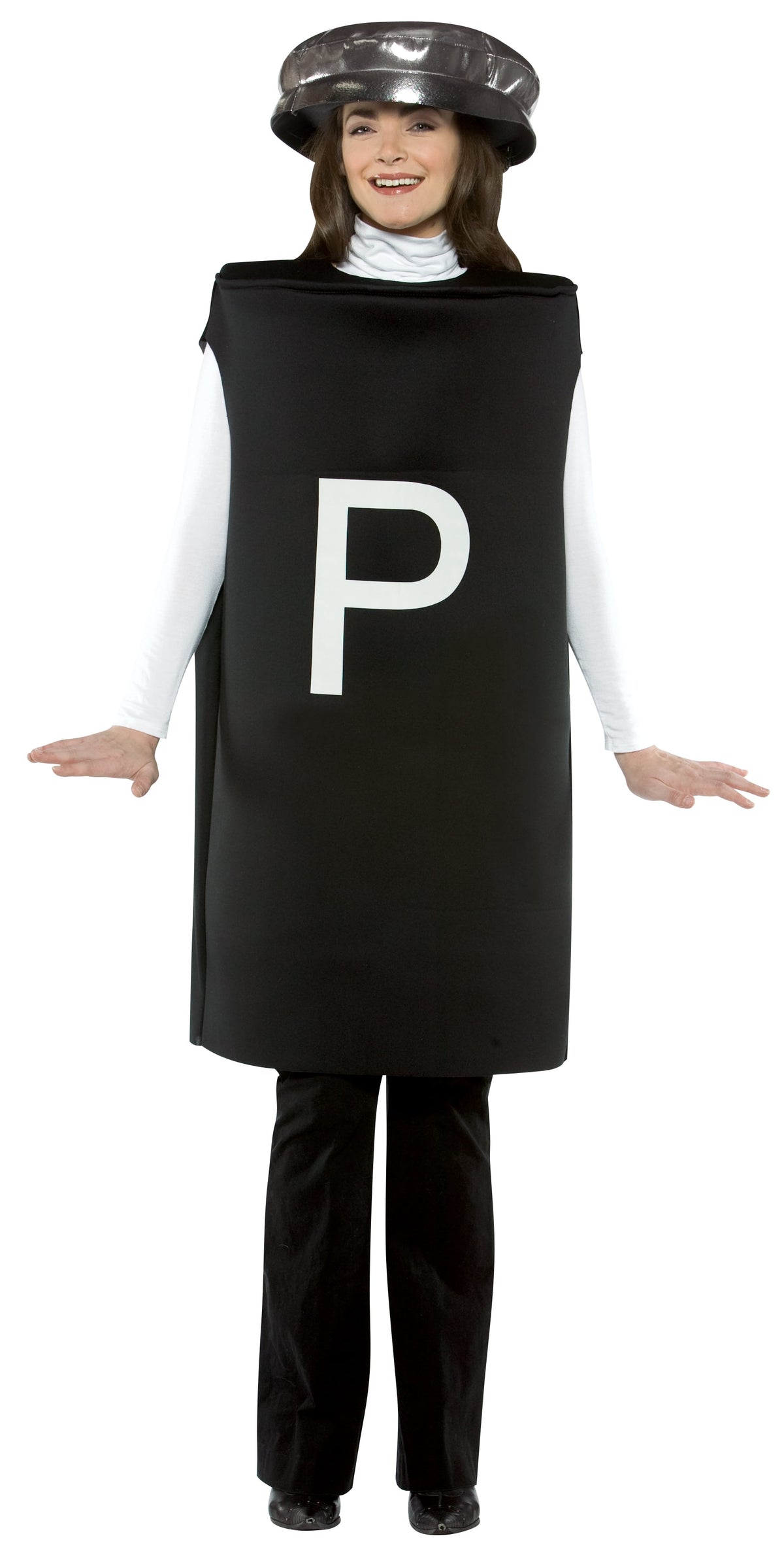 Black Pepper Shaker Halloween Costume, Adults, One Size Fits Most
