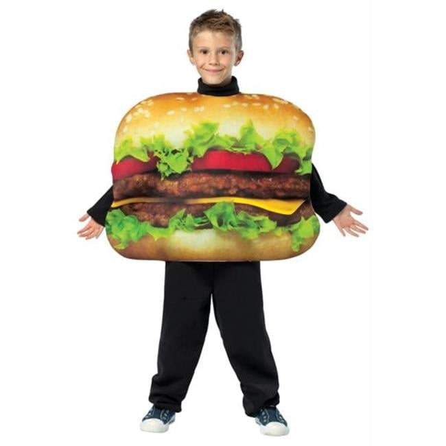  Cheeseburger Halloween Fancy-Dress Costume for Child, Little Boys One Size