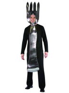  Fork Costume Adult Halloween, Silver, Fits Both Women and Men