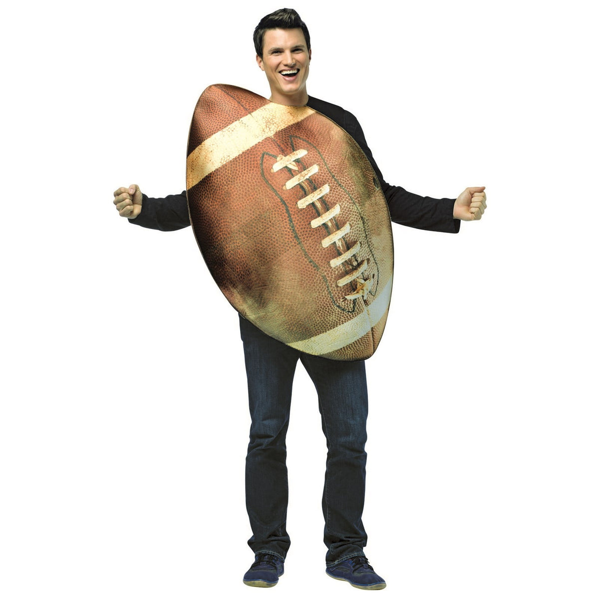  Get Real Football Men's Halloween Fancy-Dress Costume for Adult, One Size