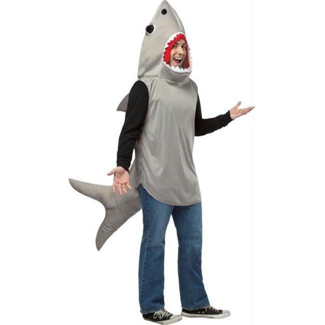  Sand Shark Animals Men's Halloween Fancy-Dress Costume for Adult, One Size