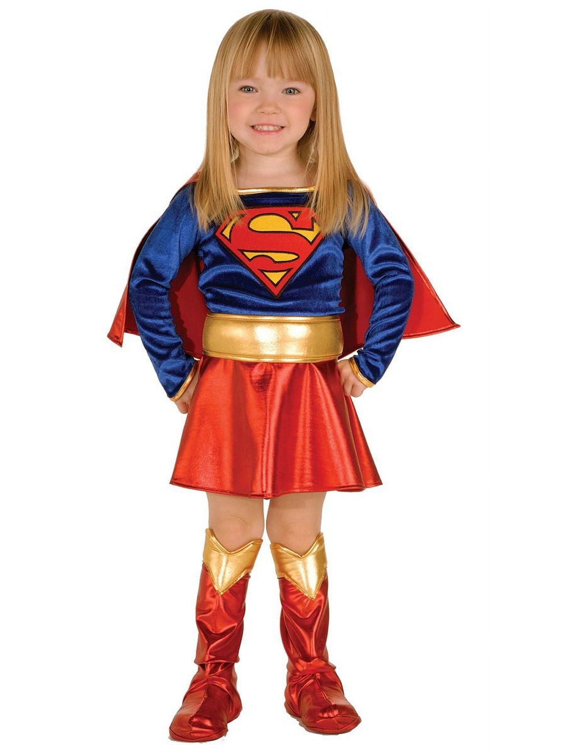 DC Super Heroes Supergirl Costume for Toddlers by , Girls 2T-4T
