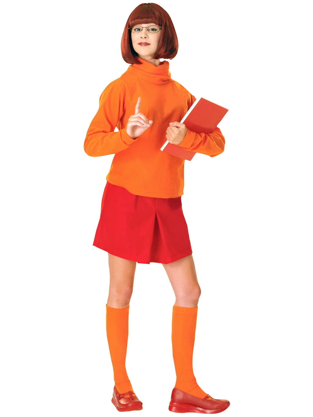 Scooby-Doo Velma Women's Halloween Fancy-Dress Costume for Adult, One Size