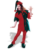 Elf Tunic Set Red Green Halloween Costume