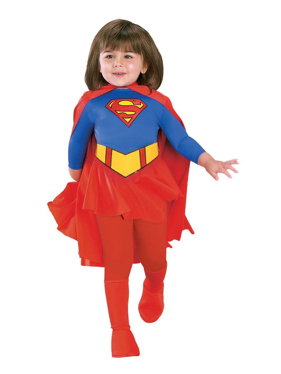 DC Comics Supergirl Deluxe Costume for Toddlers by , Girls 2T-4T