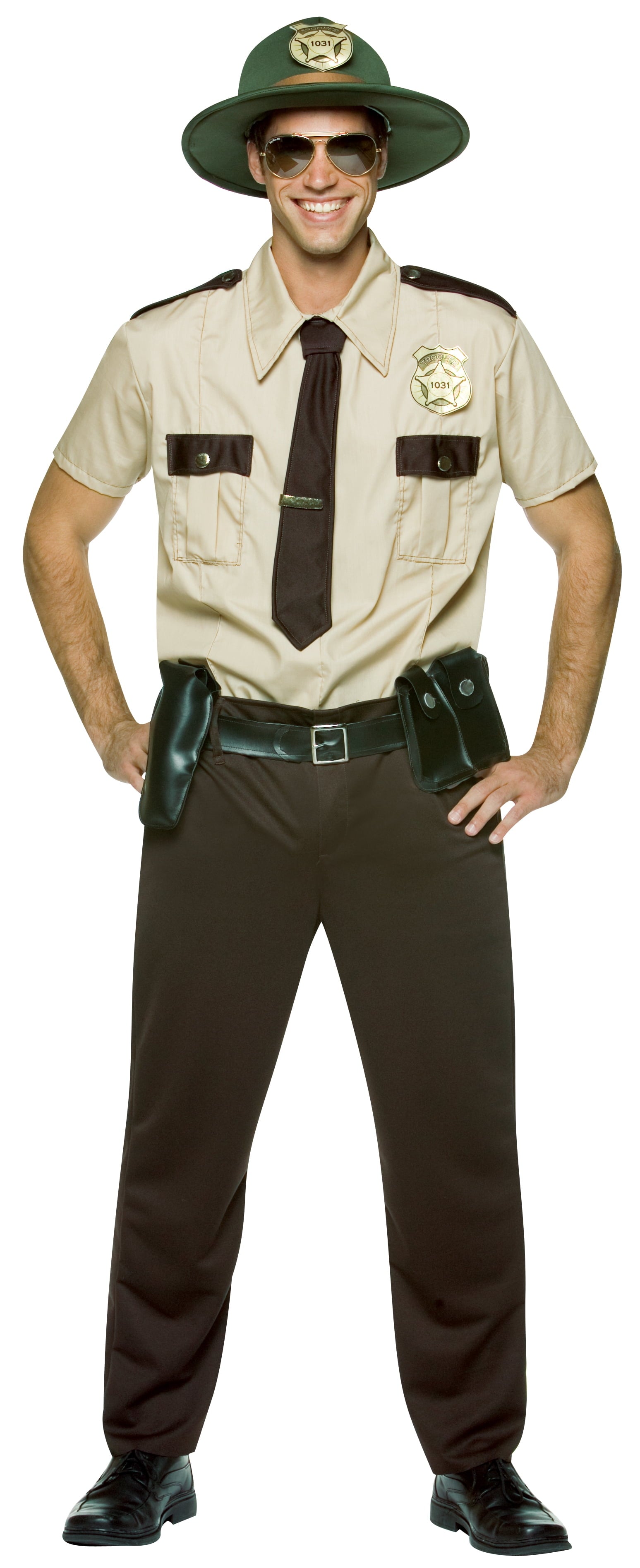  Trooper 420 Halloween Costume, Mens, Brown, Adult One Size, 7174