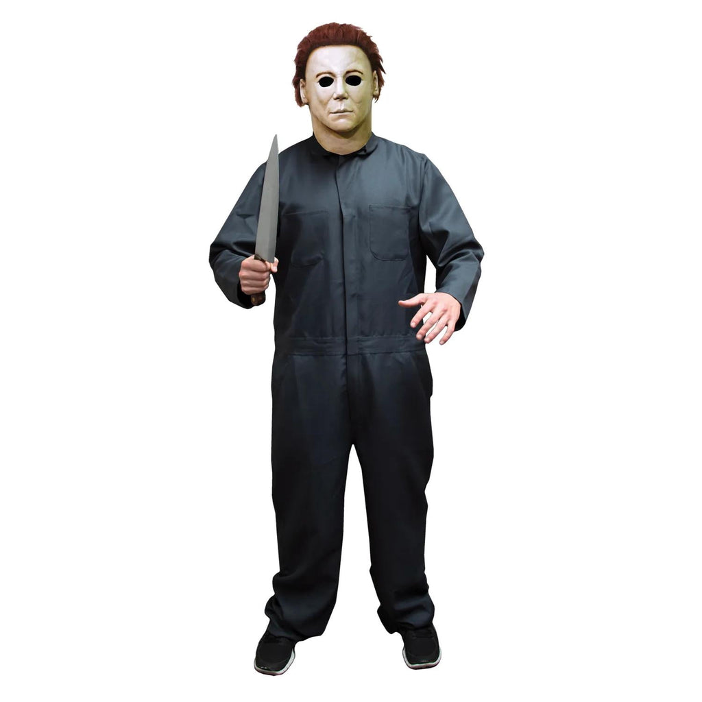  Mens Halloween 2 Michael Myers Coveralls Costume - One Size Fits Most