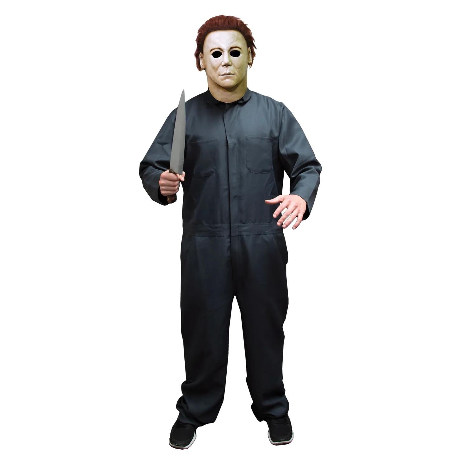  Mens Halloween 2 Michael Myers Coveralls Costume - One Size Fits Most