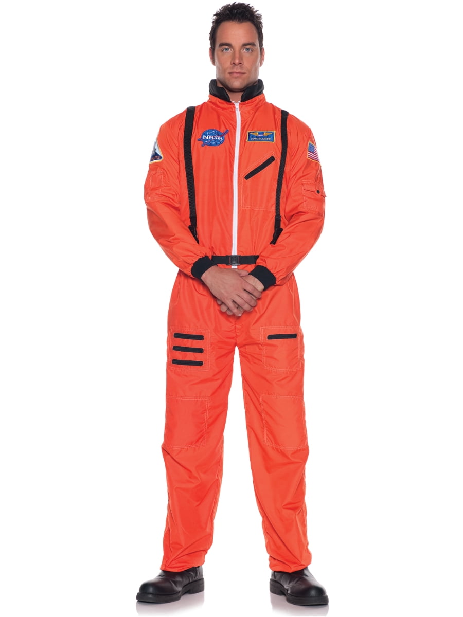  Mens Lunar Astronaut Jumpsuit Costume - One Size Fits Most