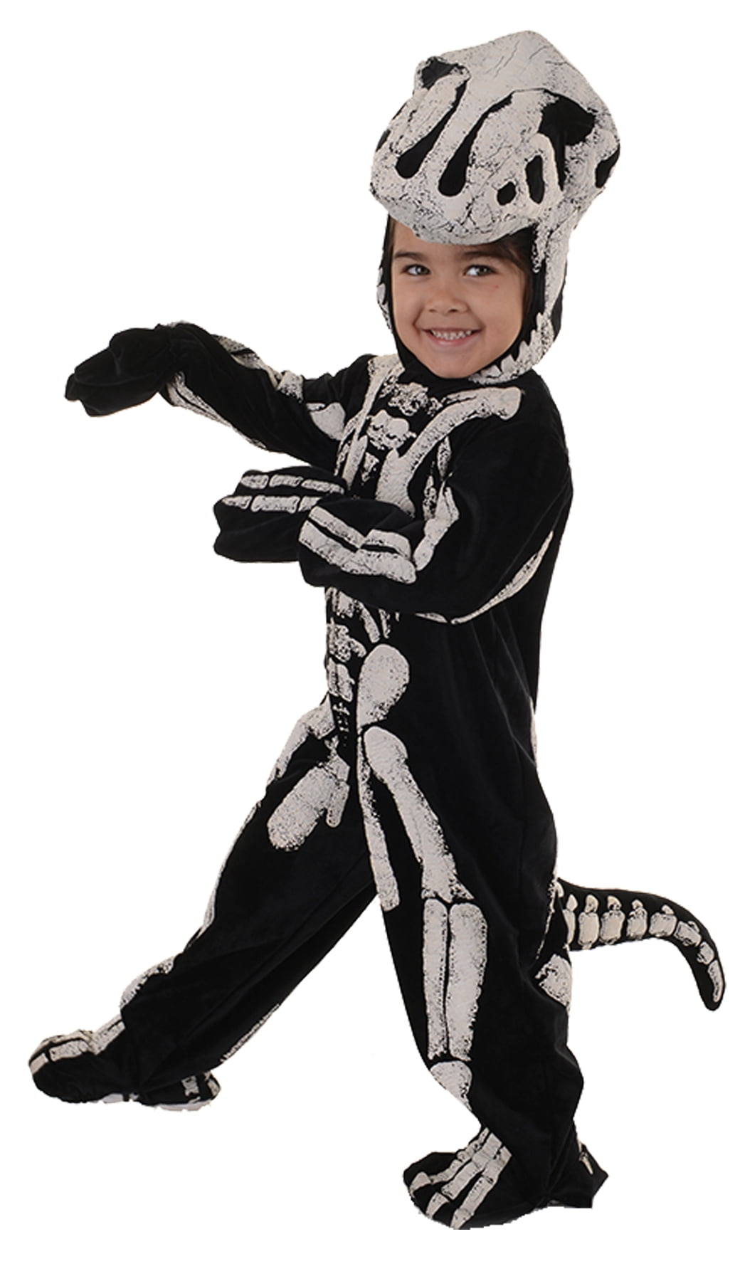  T-Rex Fossil Boy's Halloween Fancy-Dress Costume for Child, XL (4-6)