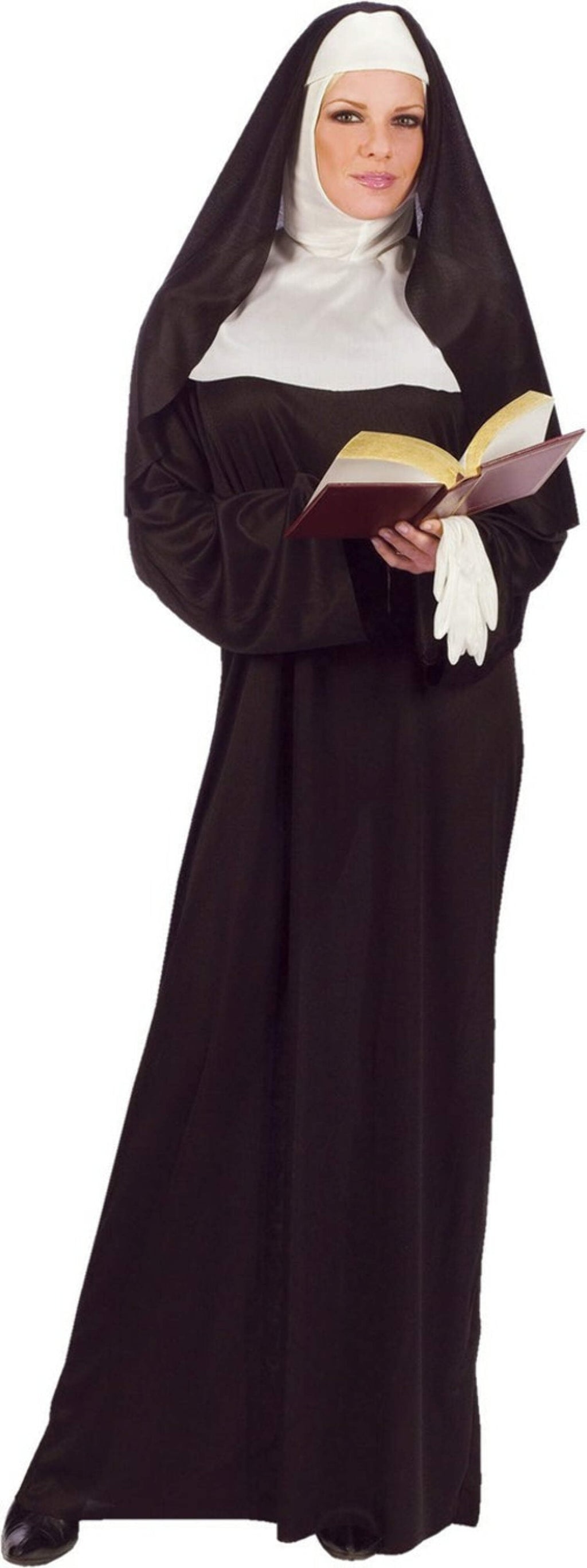  Costumes Nun Women's Halloween Fancy-Dress Costumes for Adult, One Size (2 Each)