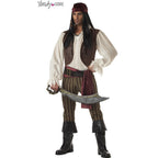Rogue Pirate Men's Halloween Fancy-Dress Costumes for Adult, M