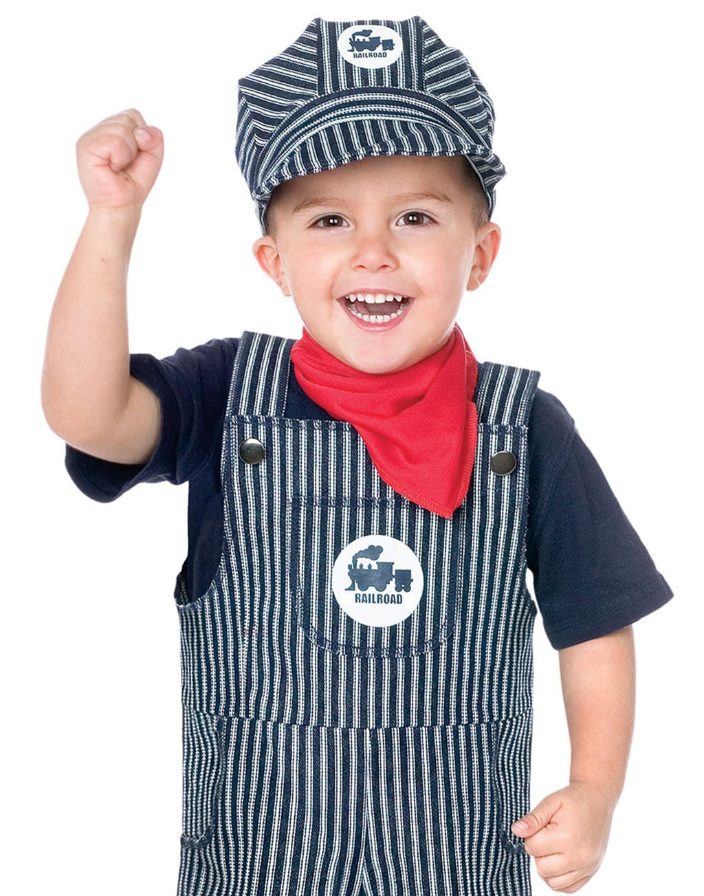  Train Engineer Thomas Boy's Halloween Fancy-Dress Costume for Toddler, 2T