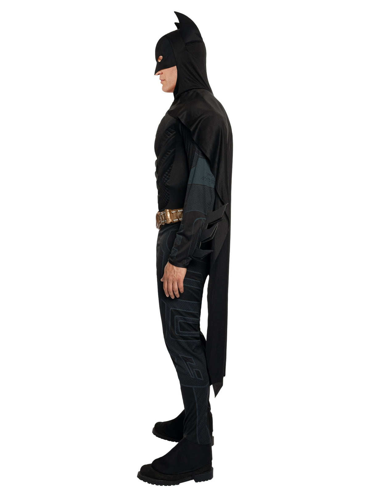 The Dark Knight Batman Deluxe Costume for Adults by , Men's Large