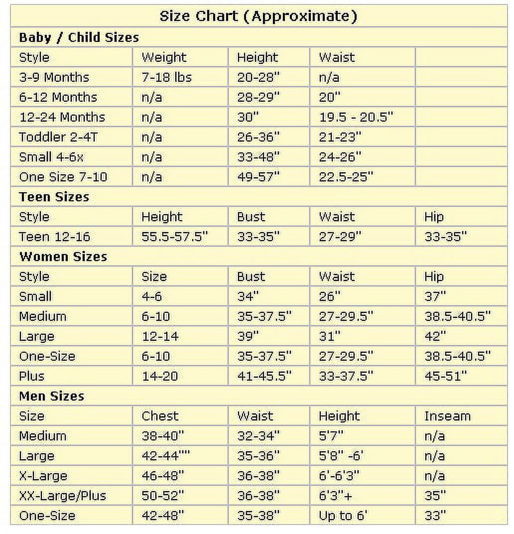 Sunny Day Men's Adult Halloween Costume, One Size, (40-46)