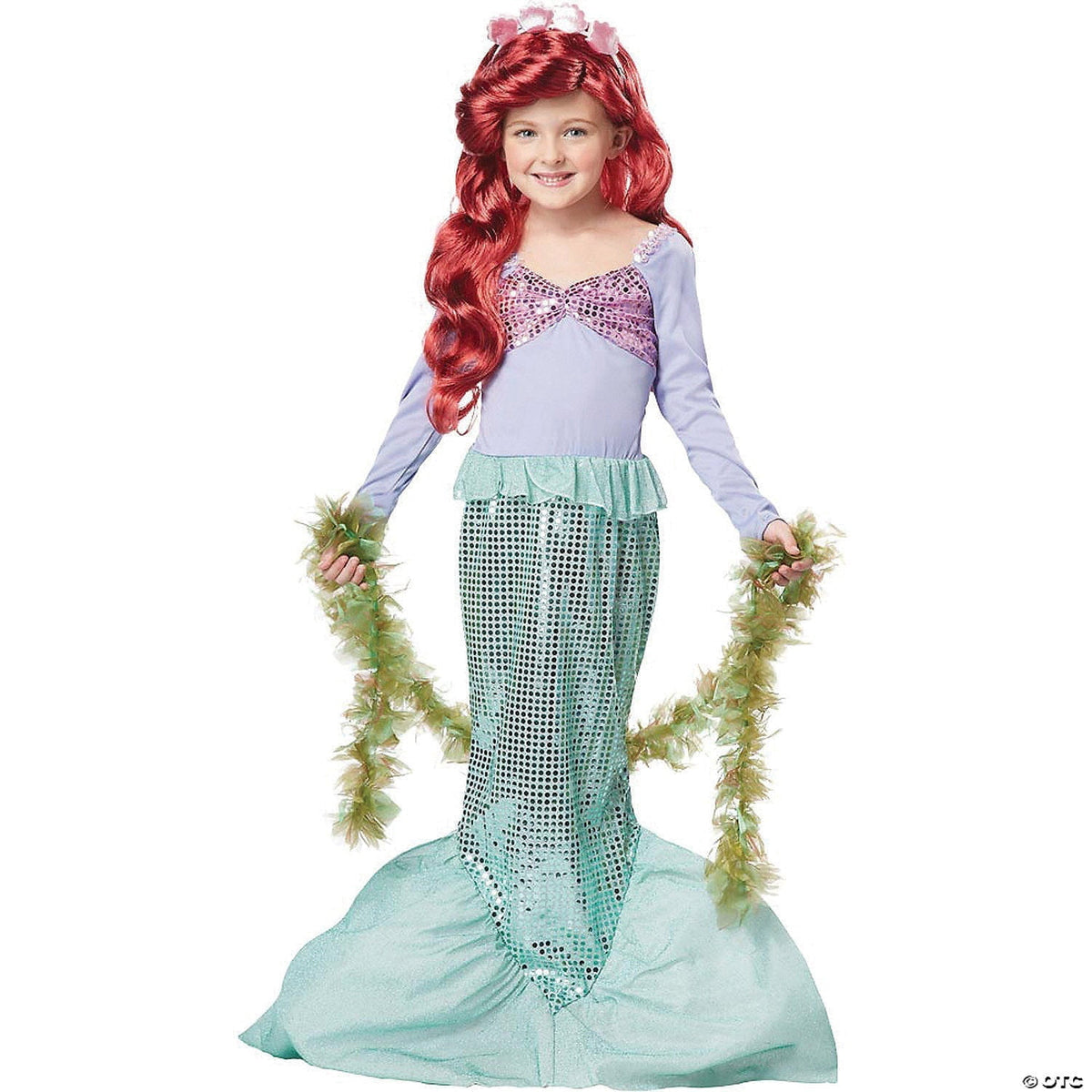  The Little Mermaid Girl's Halloween Fancy-Dress Costume for Child, XS
