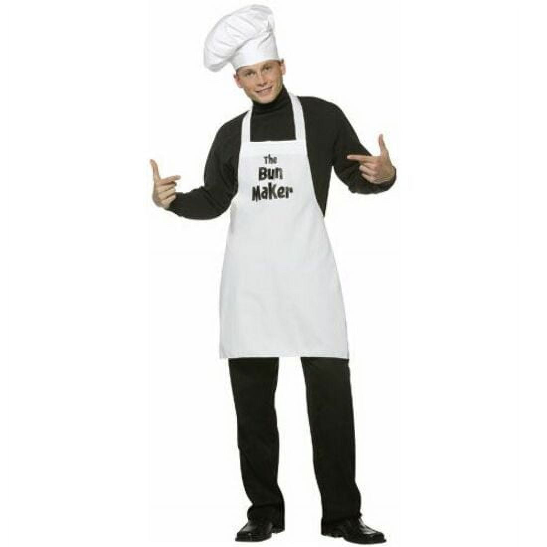 Bun Maker Men's Adult Halloween Costume, One Size, (40-46)